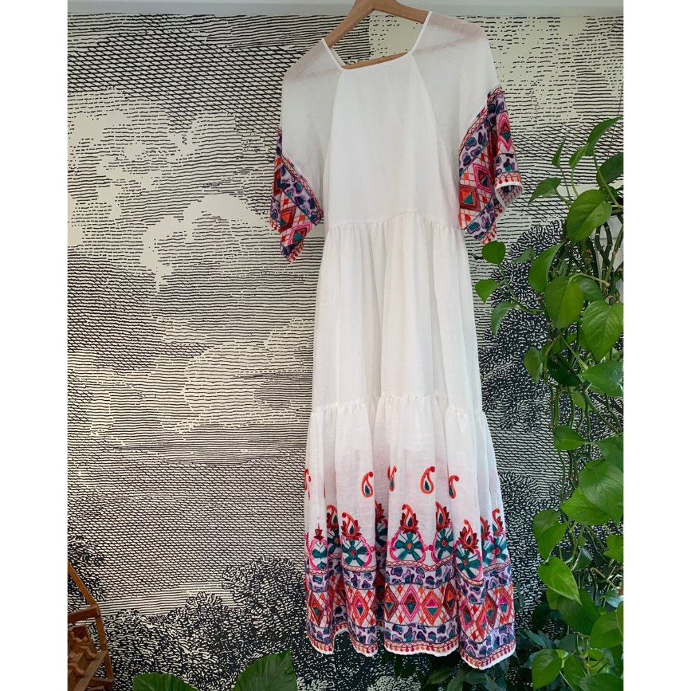 Christy Dawn Rare Theo Dress Multicolor/White